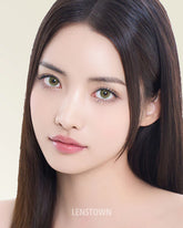 Lenstown 梨芝瞳 Romantea Gangnam Green 月拋(2片)